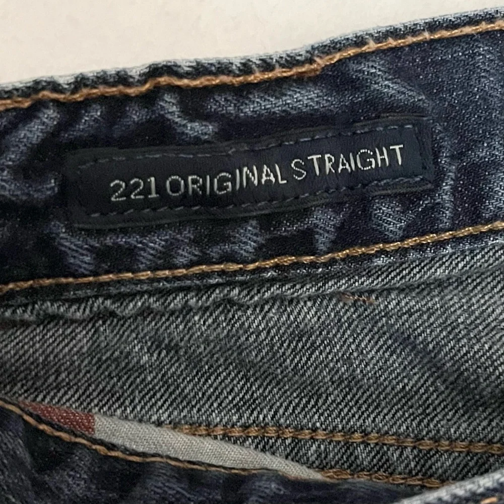 Lucky Brand 221 Original Straight Men's Blue Jeans Size 36